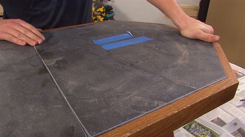 La table à carreaux